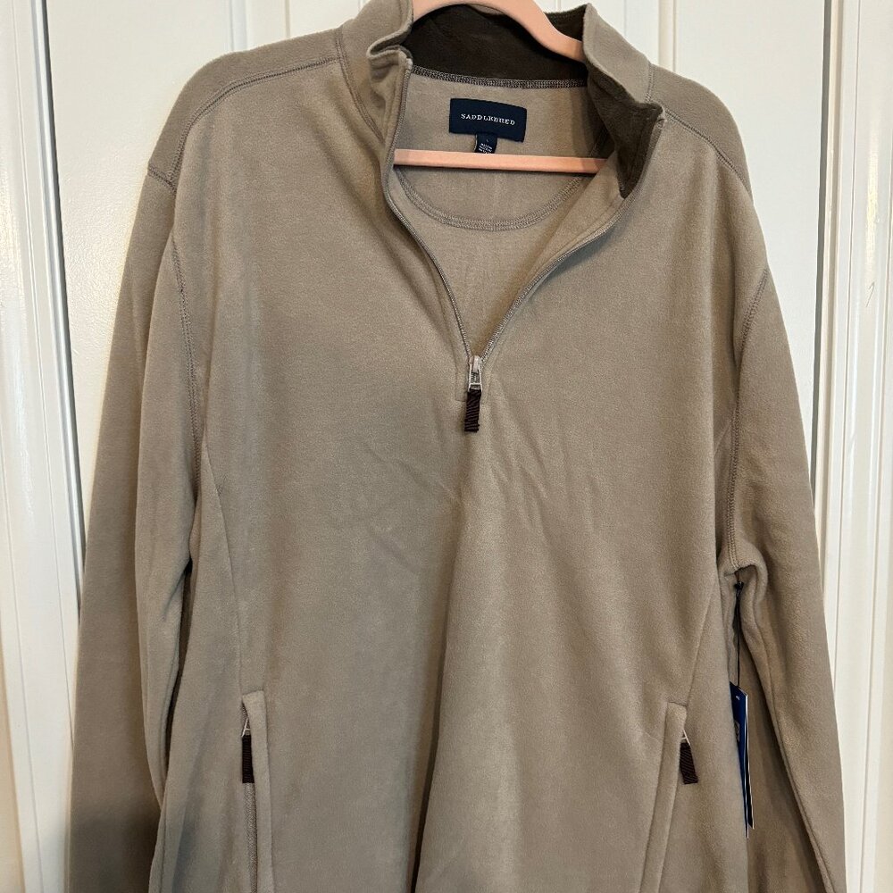 NEW AND NEVER WORN Mens Saddlebred 1/4 Zip Fleece Pullover